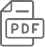 Small, grey icon of a PDF file