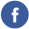 Facebook social media icon in blue