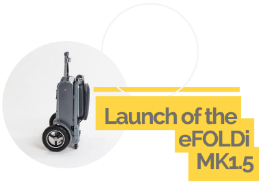 Promotion showing the eFOLDi MK1.5's launch