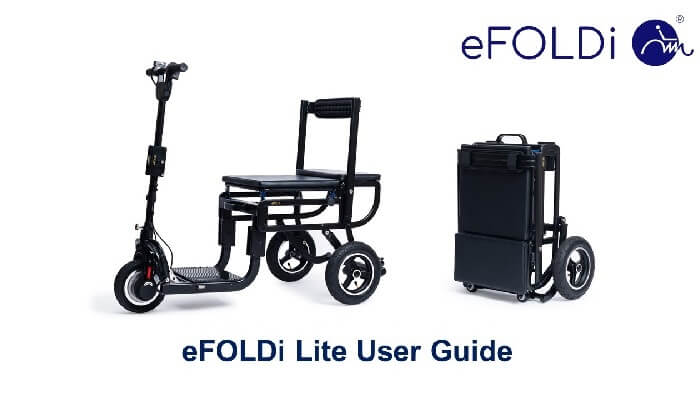 A user guide image of the eFOLDi Lite