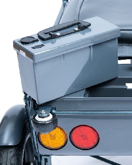 Zoomed in picture of the Lithium-ion battery for the Mk1.5 Scooter