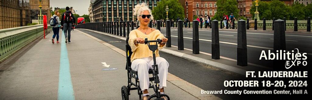 Lady on scooter