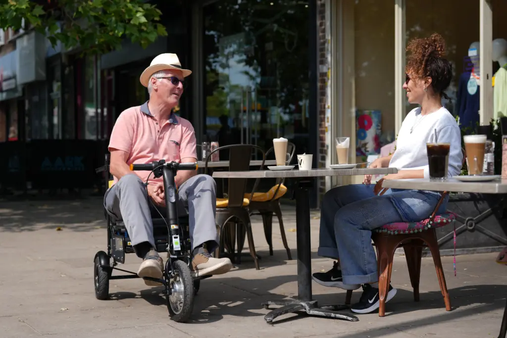 Men having coffee