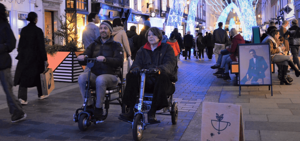 couple on scooter