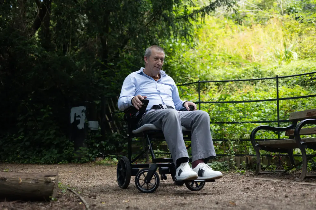 Man in park